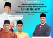 IKWM Pekanbaru Ucapkan Selamat dan Sukses atas pelantikan H Sumardany ST MSc Sebagai anggota DPRD Provinsi Riau