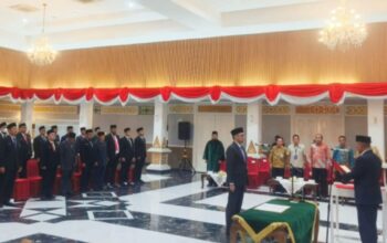 Gubernur Riau Lantik Pejabat Eselon III